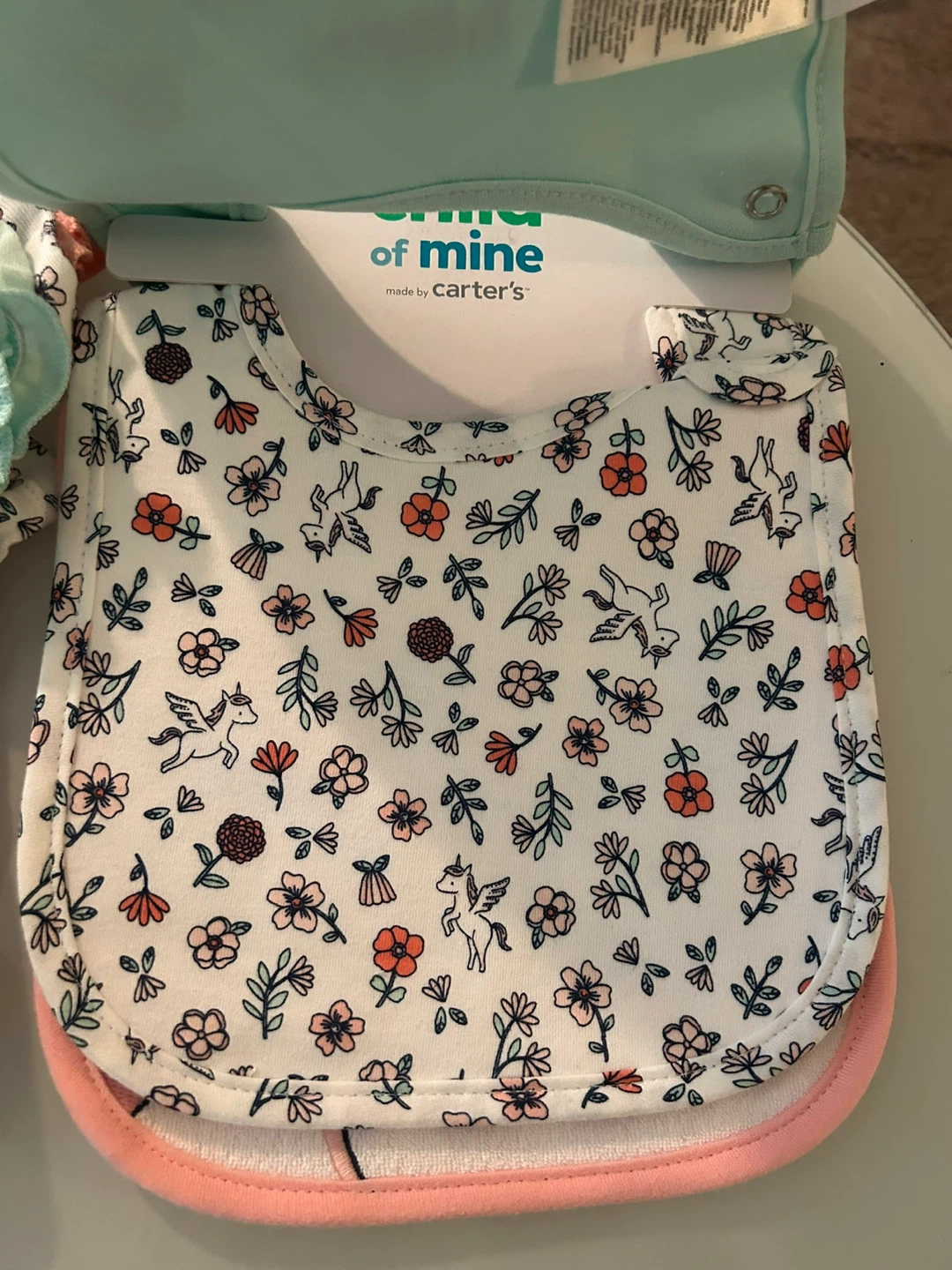 Child of Mine 🏈 by Carter's Baby Bibs, 3-Pack - photo 2