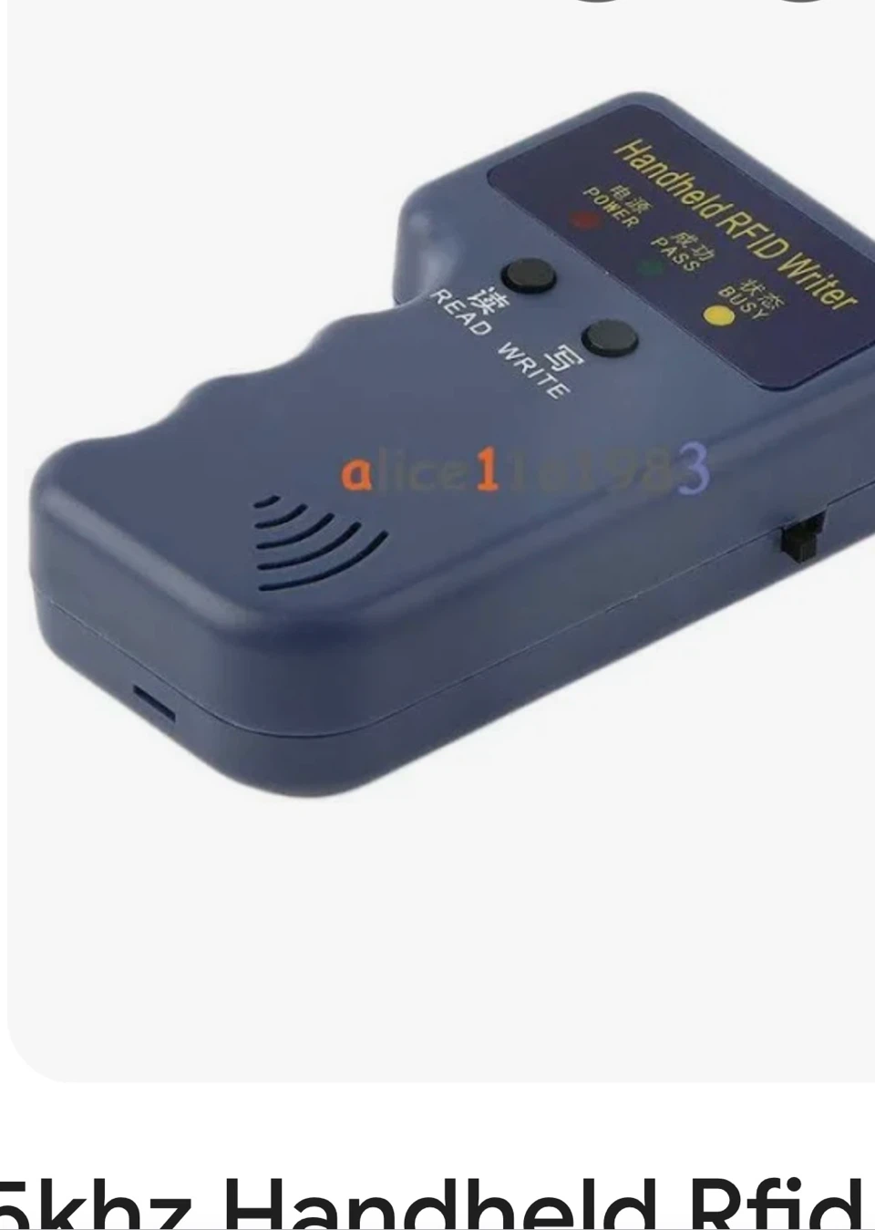 125kHz Handheld RFID Copier with 10 Tags