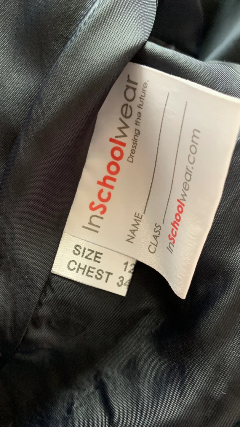 School Blazer - Size 12, Chest 34 🏈 READ DESCRIPTION - photo 4