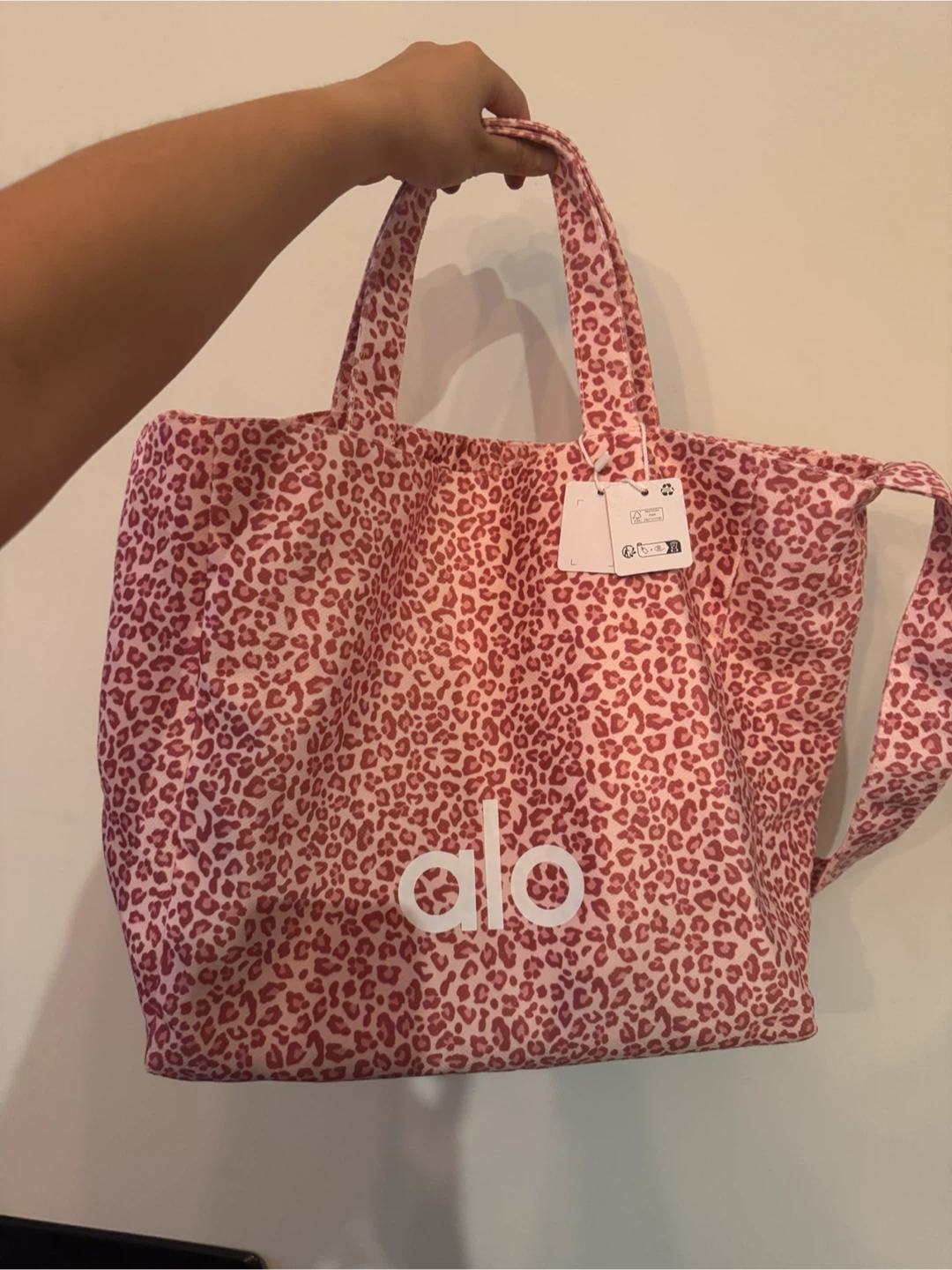 Alo Yoga Leopard Print Tote Bag