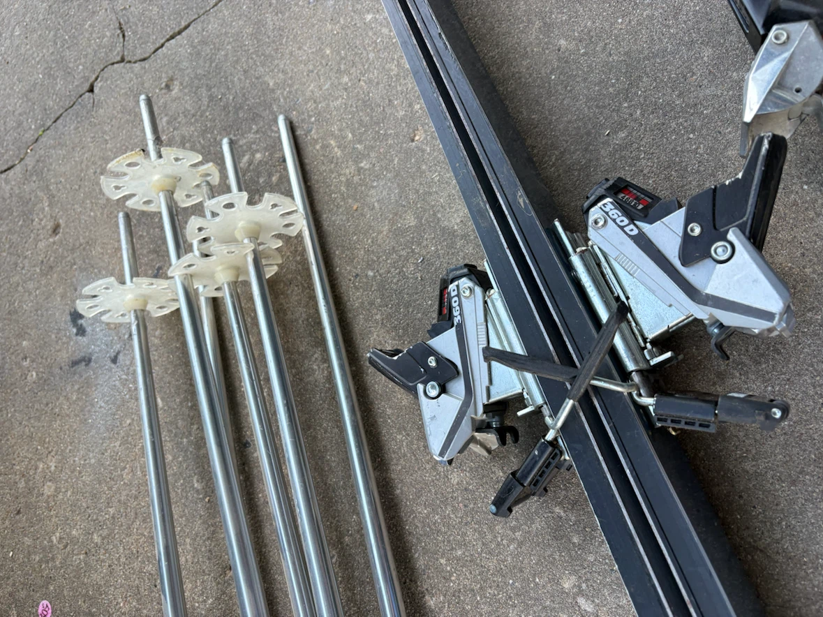Vintage Kastle and Head Skis with Poles - photo 3