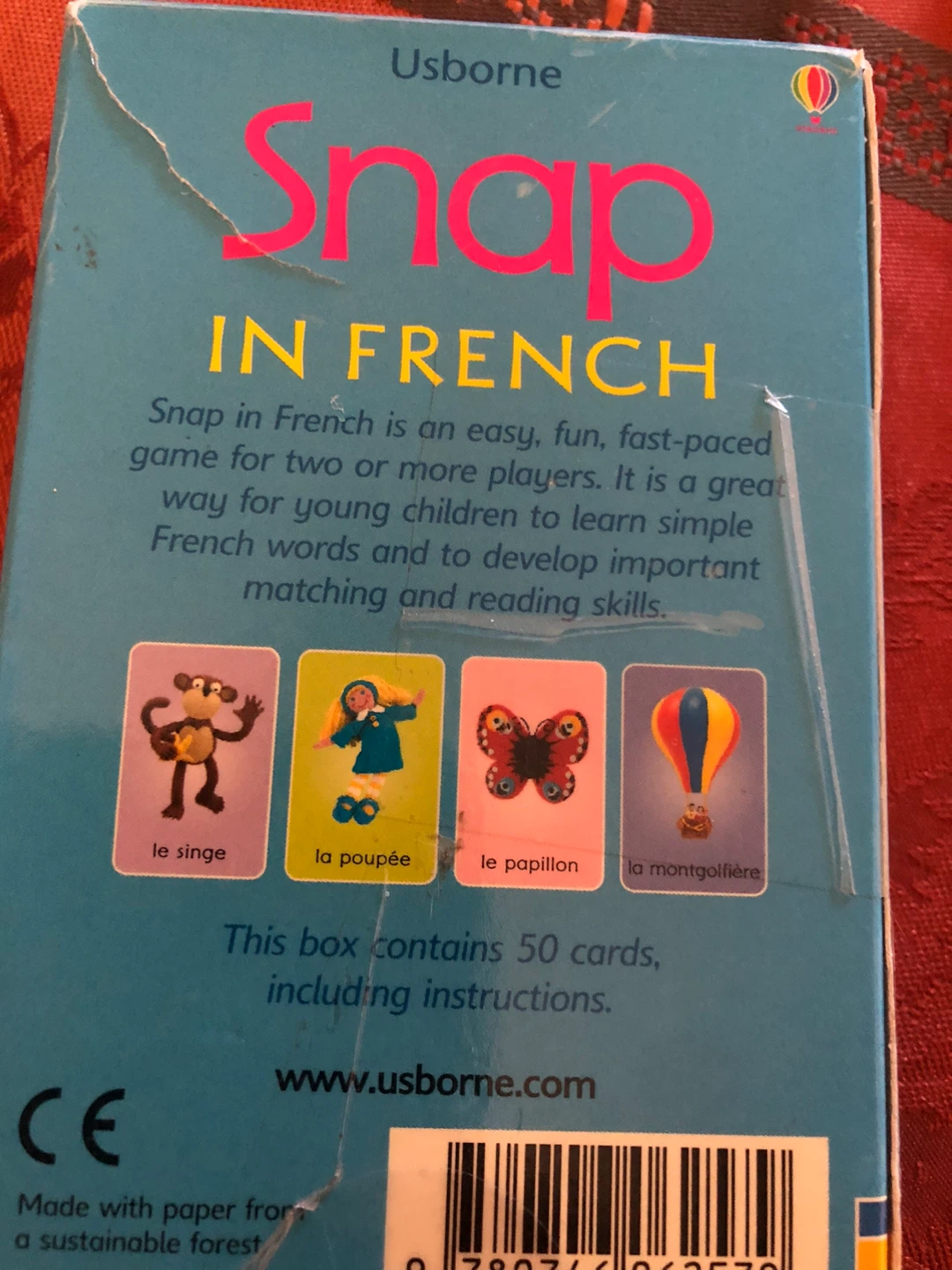 Usborne Snap in French Card Game. 🏈 - photo 2