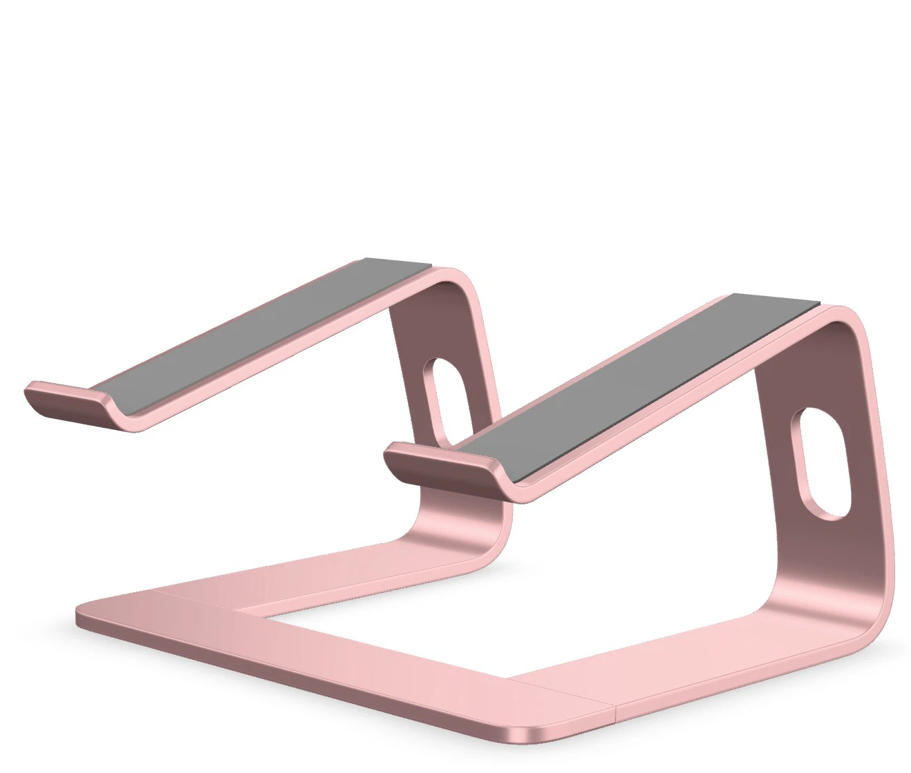 Rose Gold Aluminium Laptop Stand
