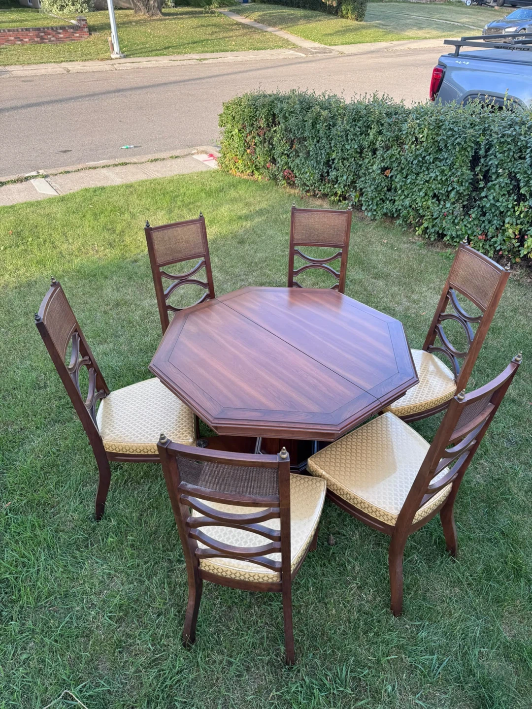 Rare Vintage Elmira Snyder Dining Set –  + 2 Extension Leaves - photo 4