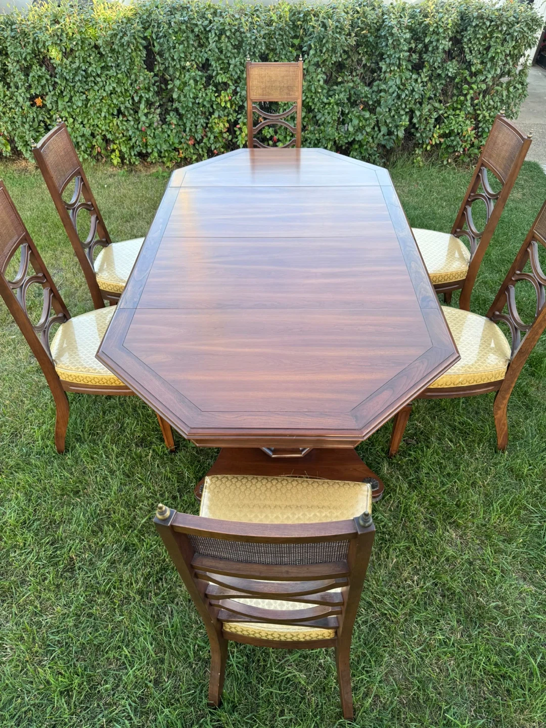 Rare Vintage Elmira Snyder Dining Set –  + 2 Extension Leaves - photo 5