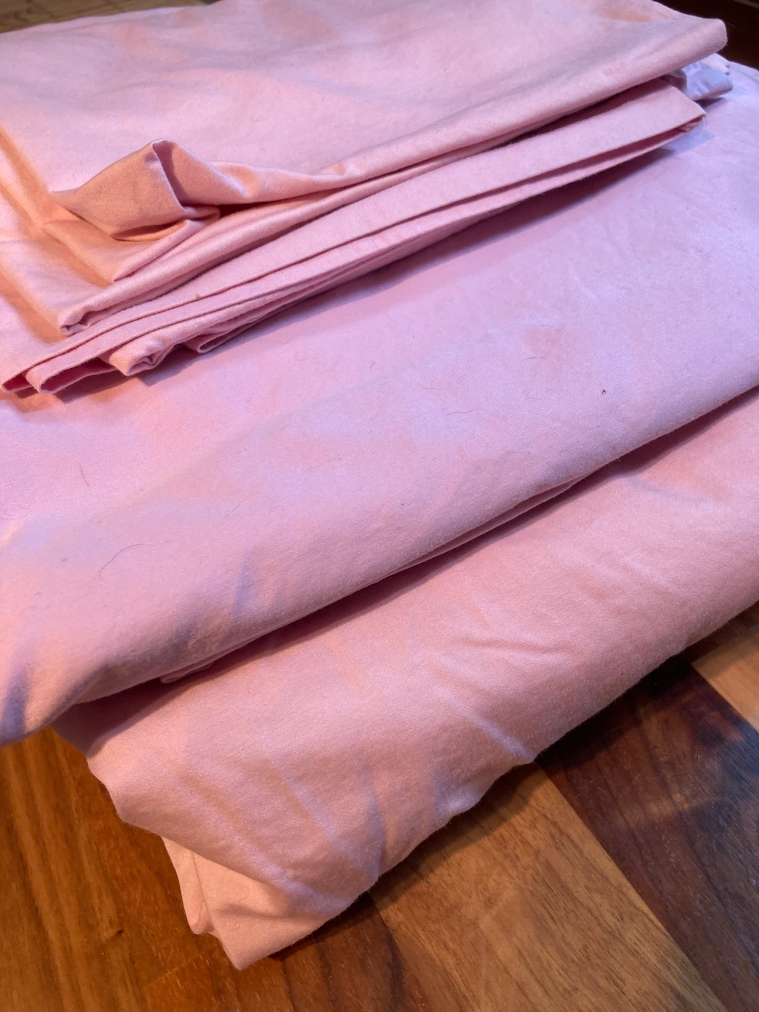 Pink Queen Bed Sheet Set -100% Cotton