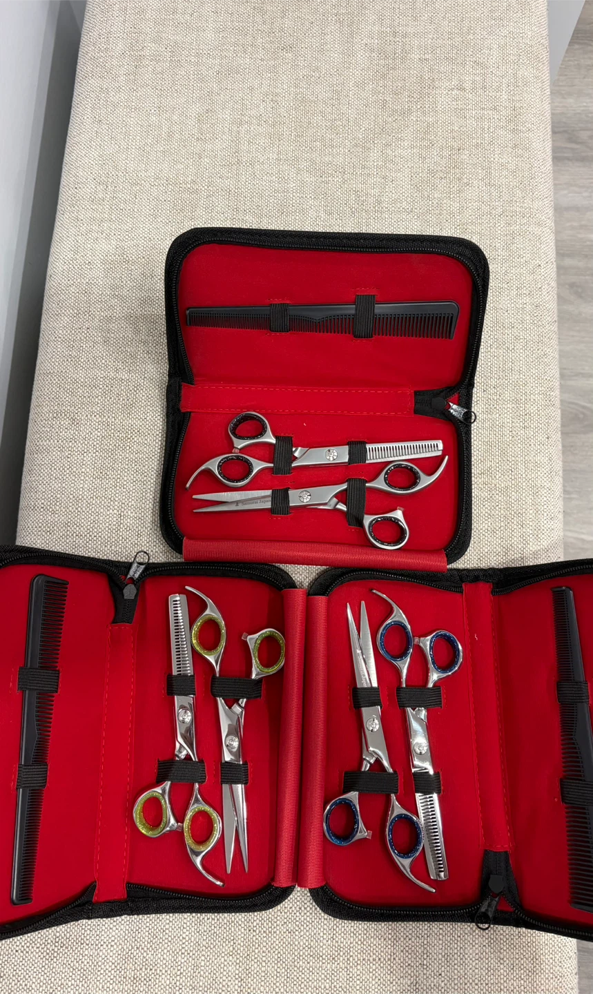 Japan Steel Scissors and Thinning Shears+Comb