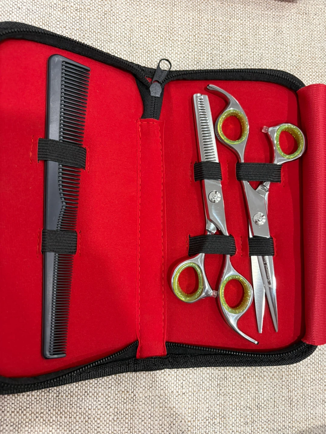 Japan Steel Scissors and Thinning Shears+Comb - photo 3