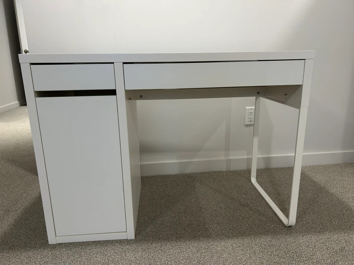 IKEA MICKE desk, white