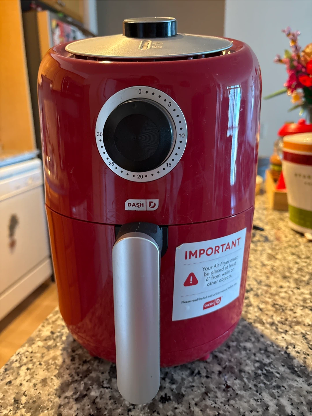 Dash Compact Air Fryer - Red