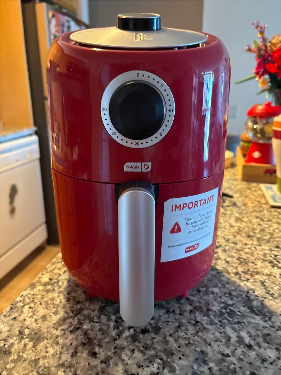 Dash Compact Air Fryer - Red - photo 5