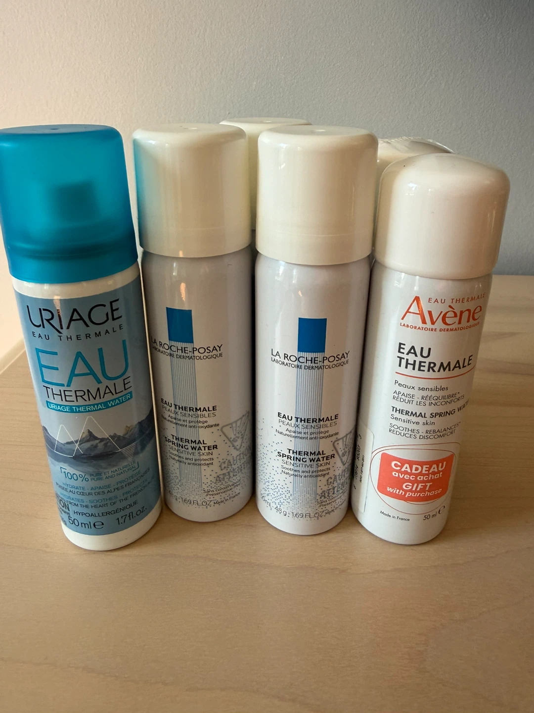 Assorted Thermal Water Sprays $20 for 8