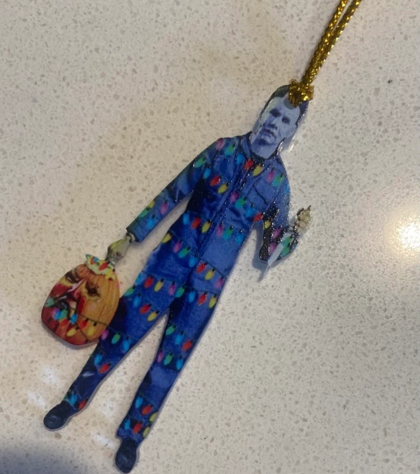 🏈 Michael Myers Acrylic Christmas Tree Ornament - photo 3