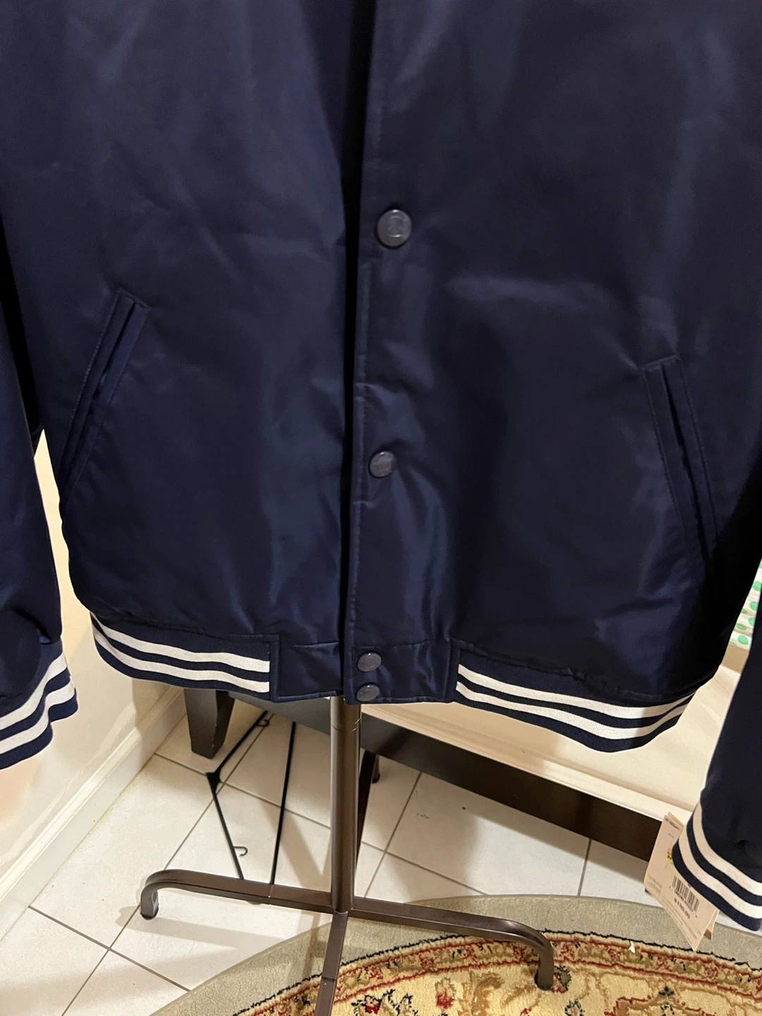 Champion Navy Varsity Jacket in M - photo 4