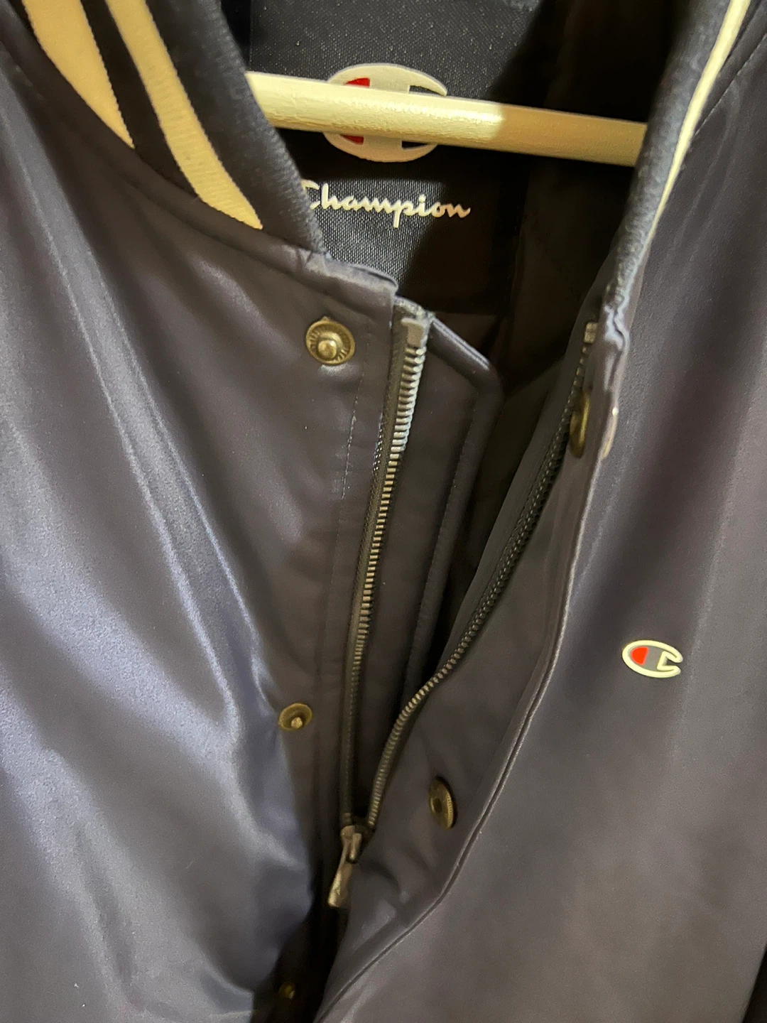 Champion Navy Varsity Jacket in M - photo 3