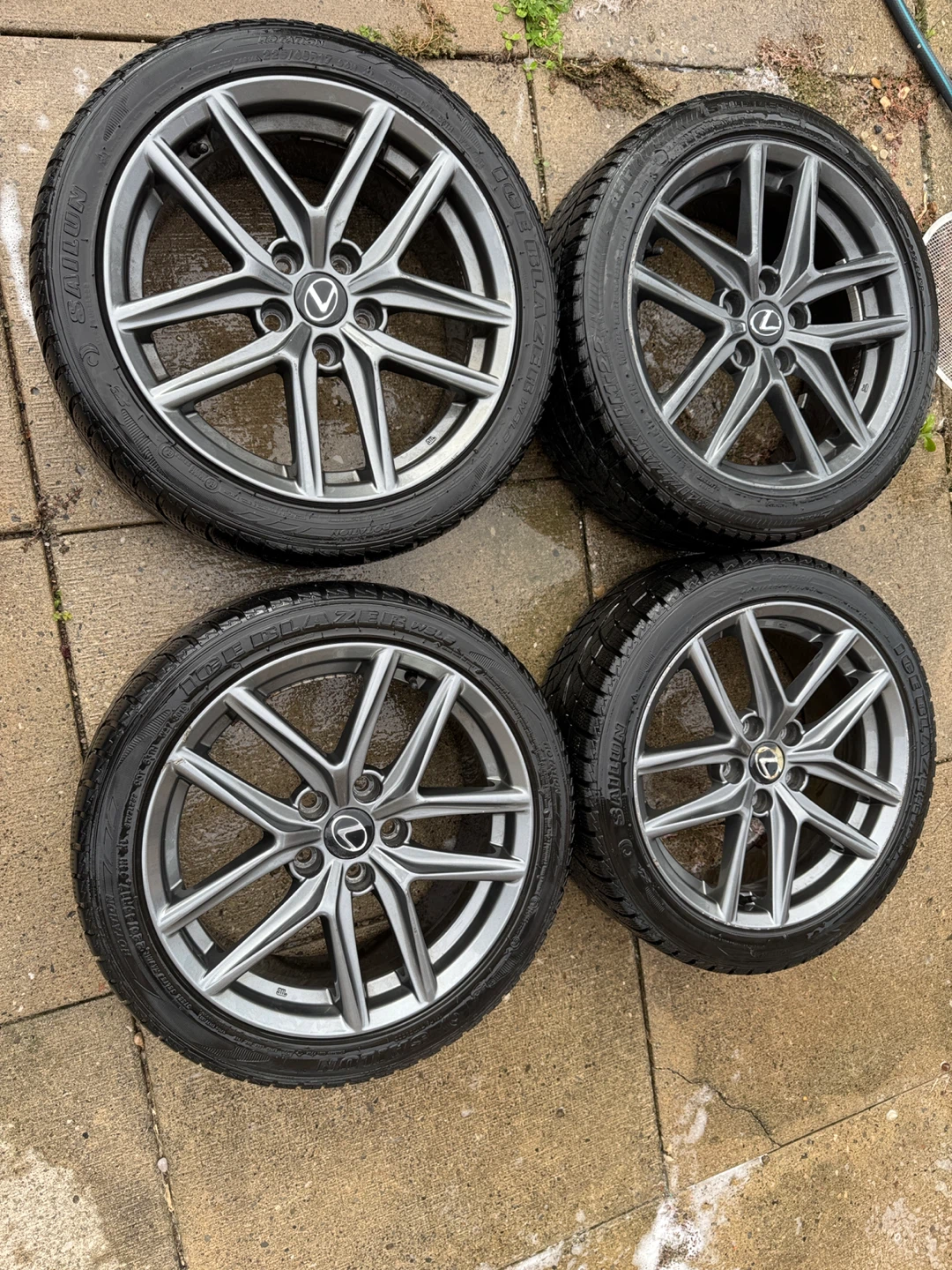 225/45/R17 Lexus IS Winter Tires and Wheels Set