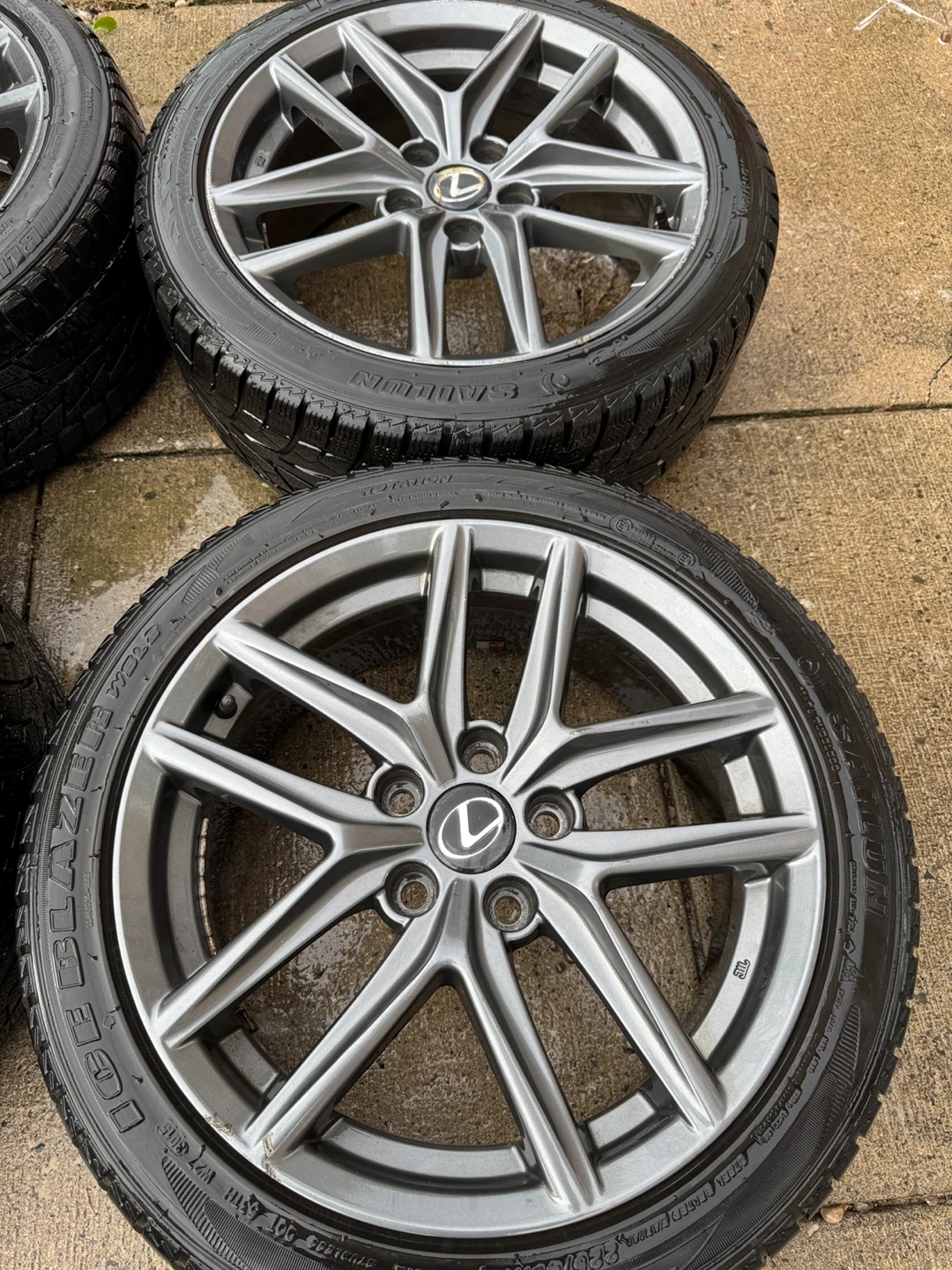 225/45/R17 Lexus IS Winter Tires and Wheels Set - photo 3