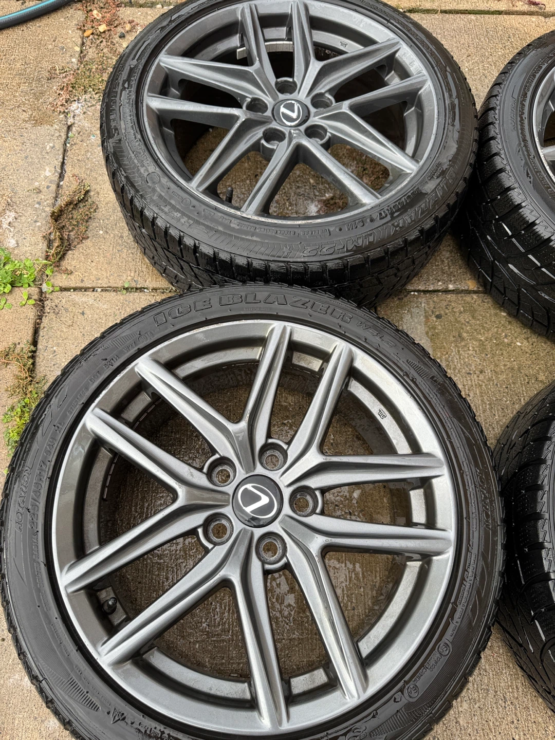 225/45/R17 Lexus IS Winter Tires and Wheels Set - photo 5