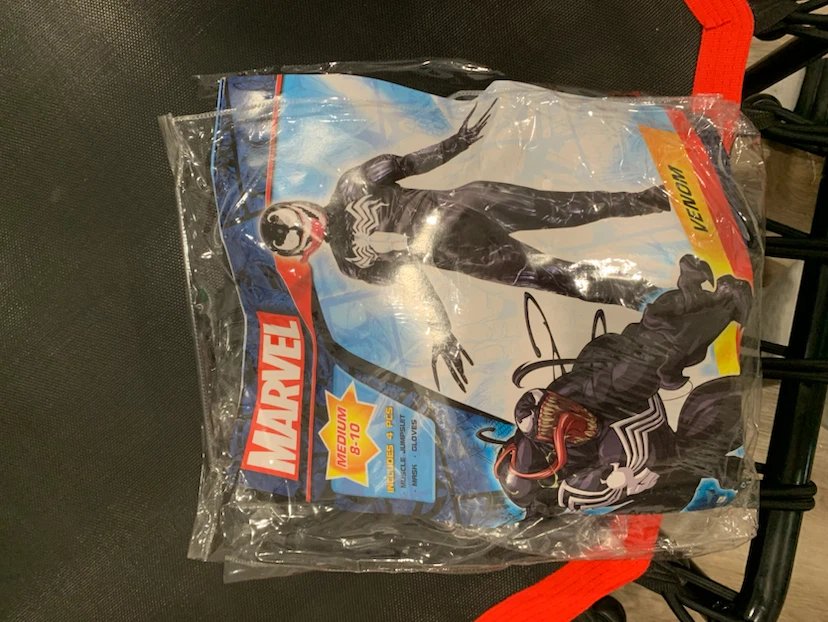 Marvel Venom Costume Size Medium 8-10