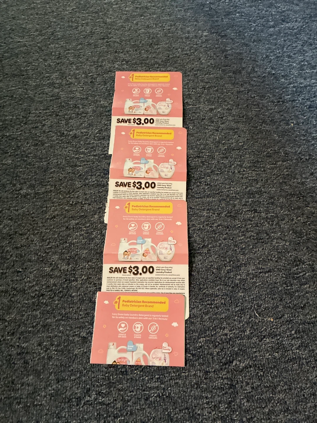 4 Ivory Snow Laundry Detergent Coupons