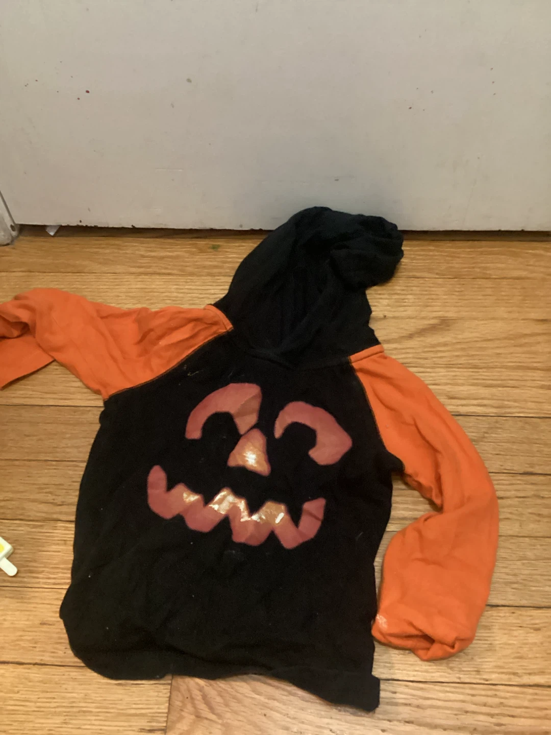 🏈 Pumpkin Jack-O-Lantern Hoodie 3T