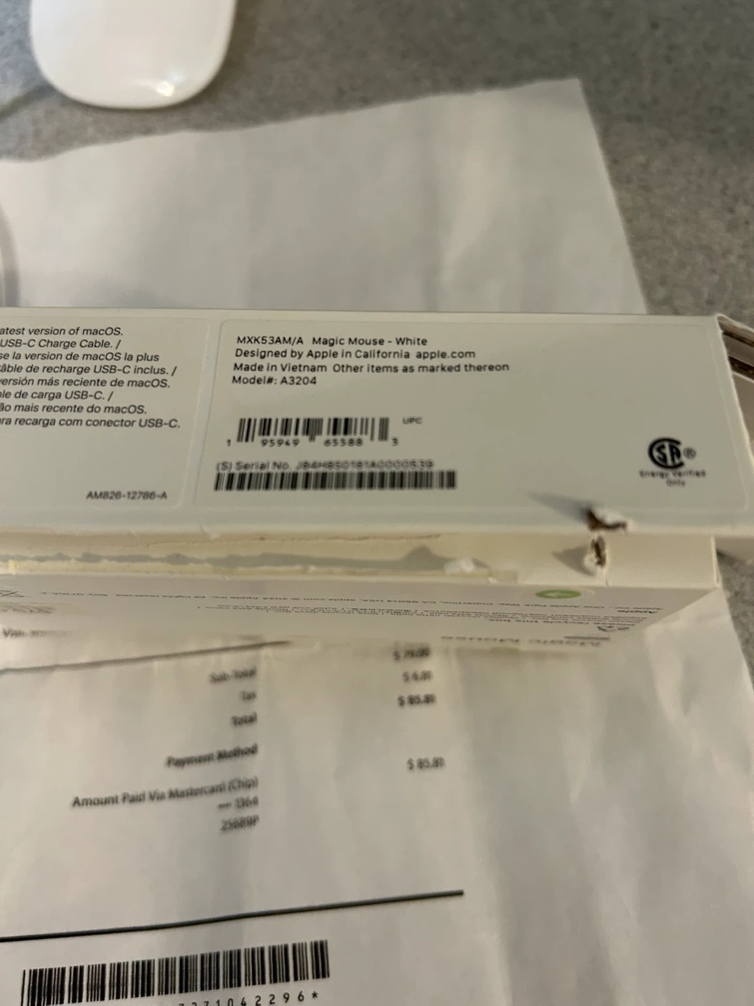Apple Magic Mouse White (USB-C) - photo 2