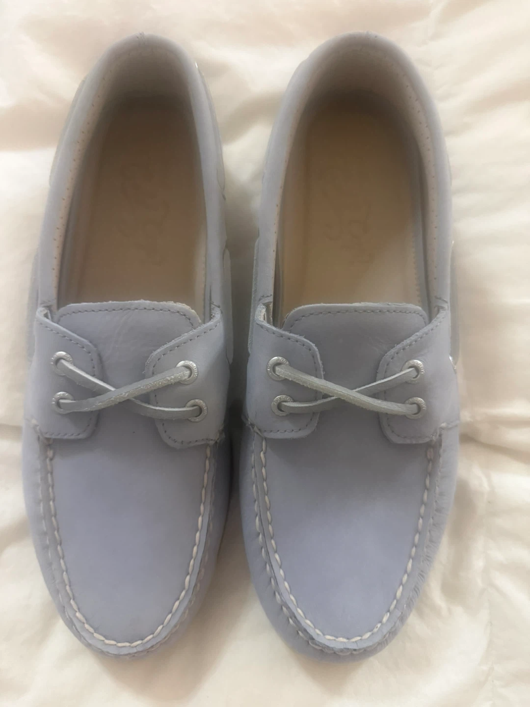 🏈Sperry Gold A/O Nubuck Boat Shoes Blue Size 9M