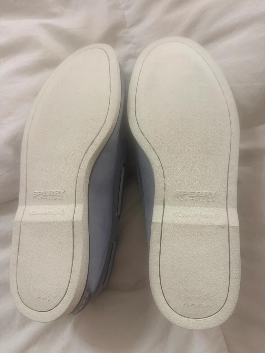 🏈Sperry Gold A/O Nubuck Boat Shoes Blue Size 9M - photo 4