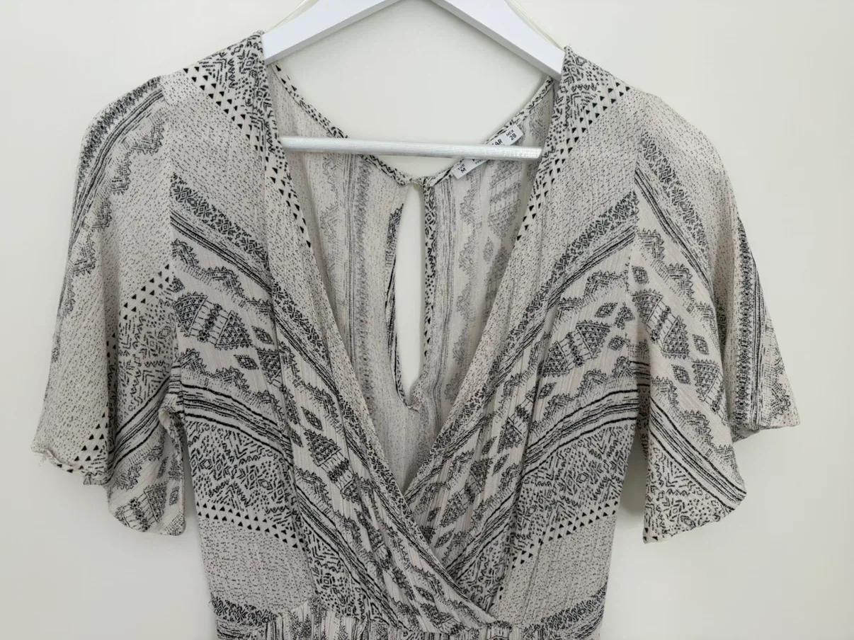 Pull&Bear Patterned Romper Dress - photo 4