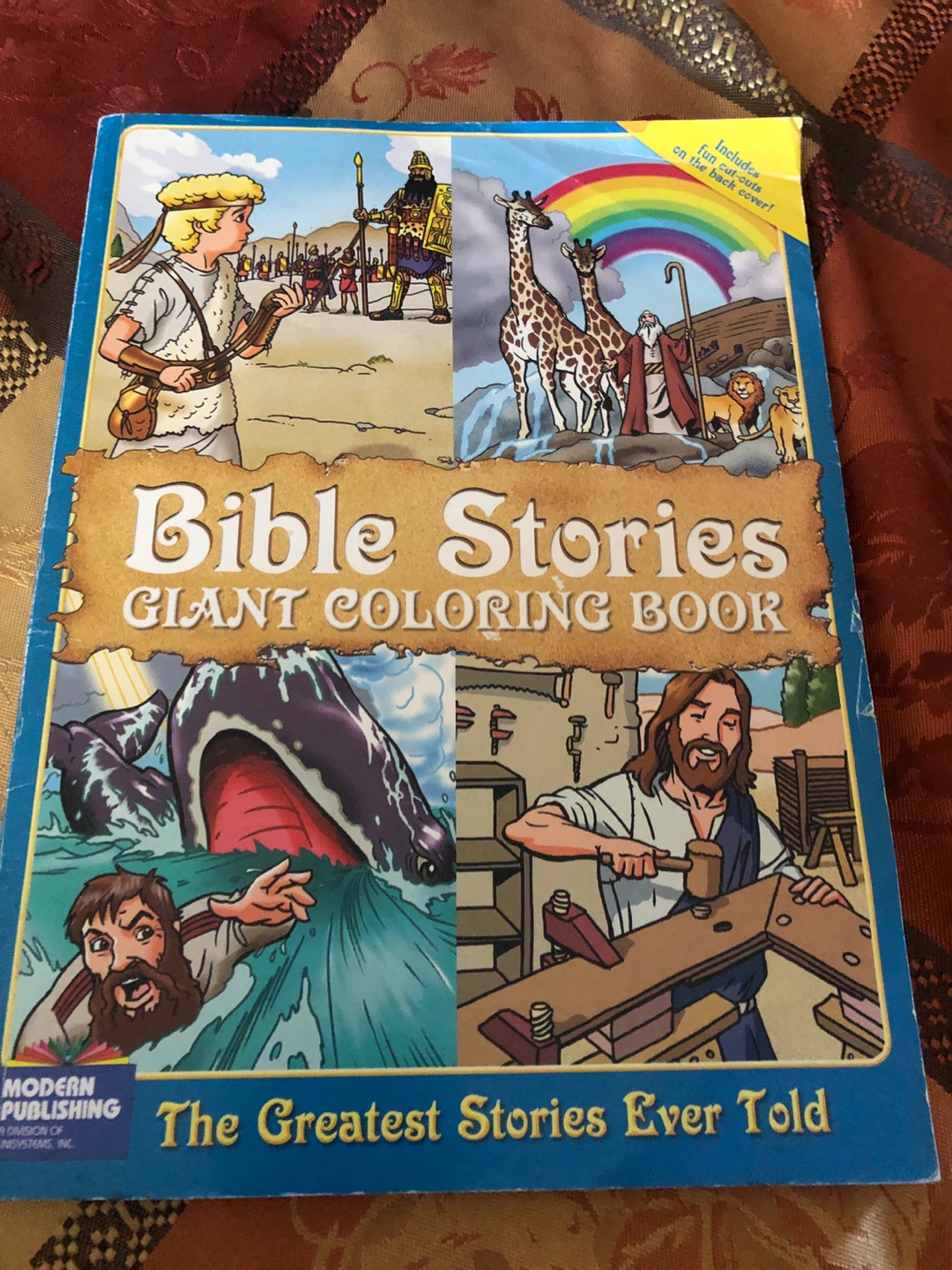 Bible Stories Giant Coloring Book 🏈