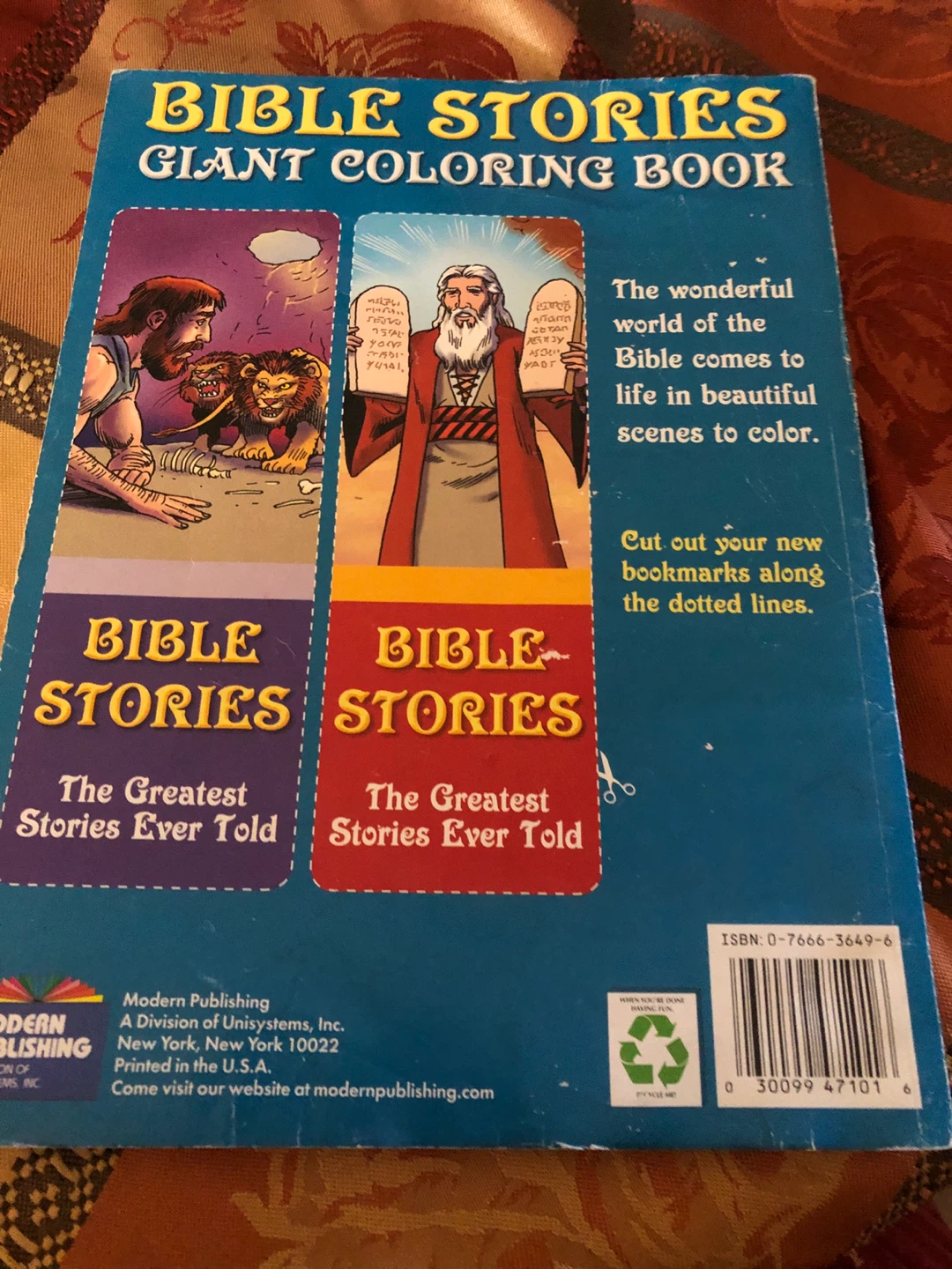 Bible Stories Giant Coloring Book 🏈 - photo 2