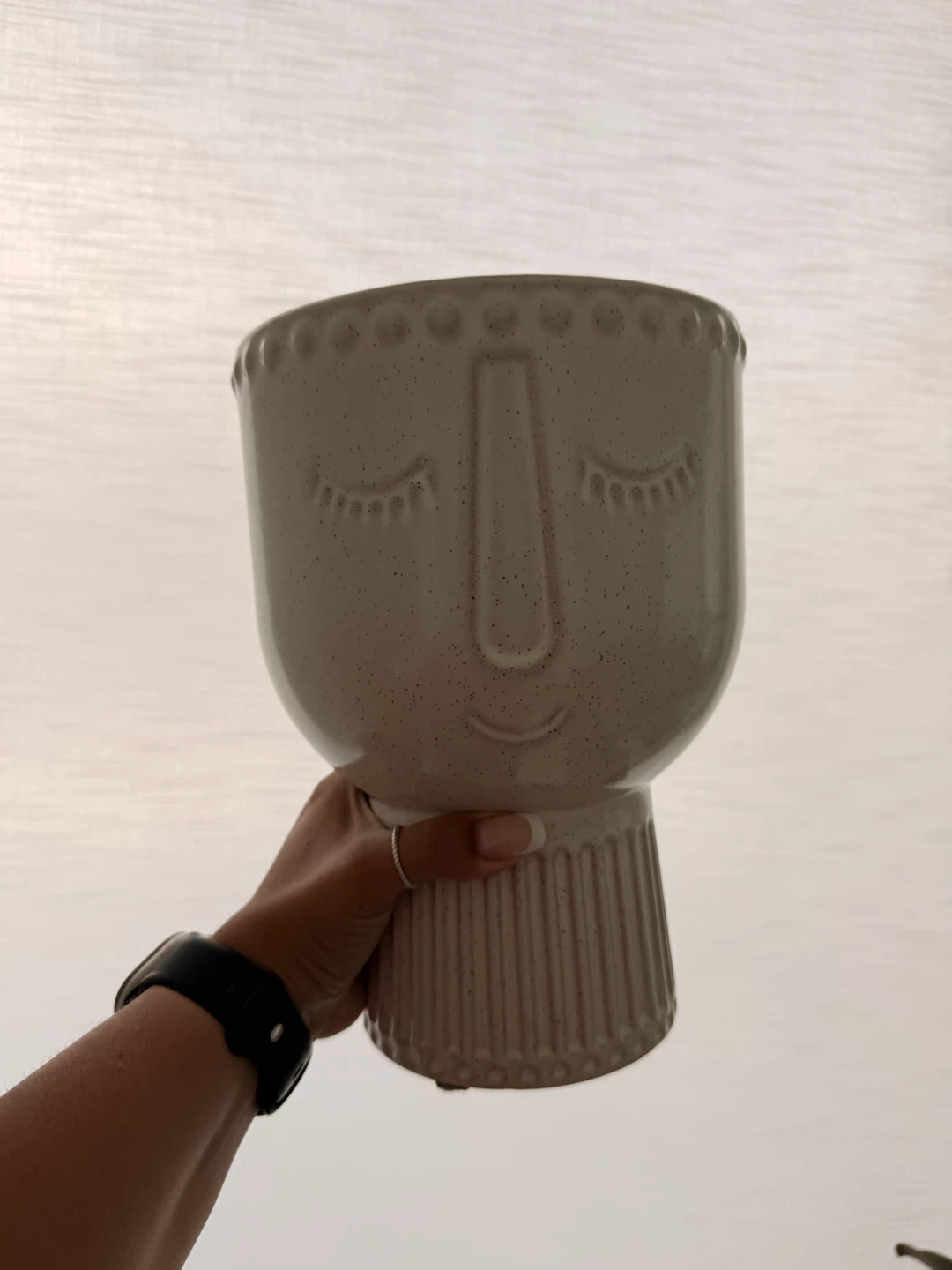 Ceramic Face Planter - photo 3