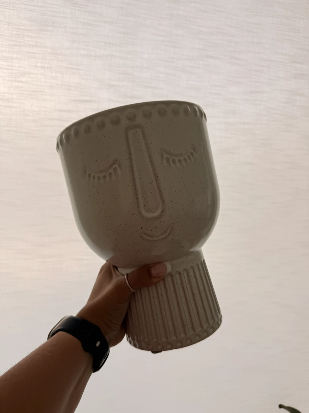 Ceramic Face Planter - photo 5