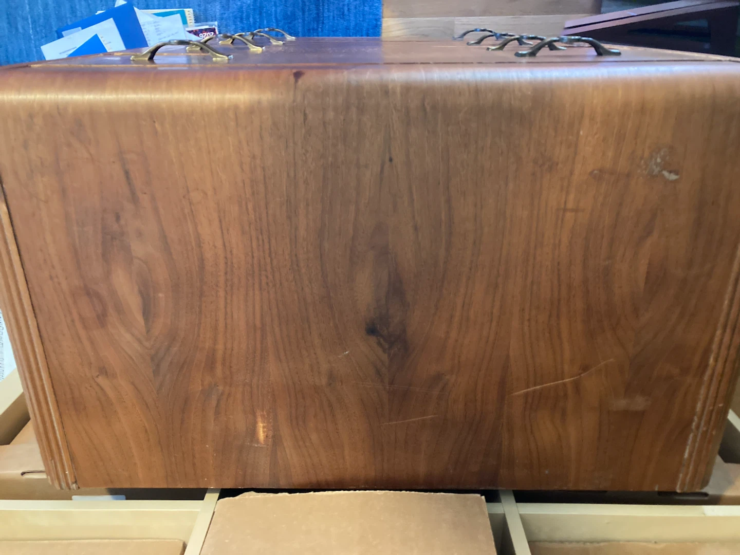 Vintage Art-Deco Wood Dresser - photo 4
