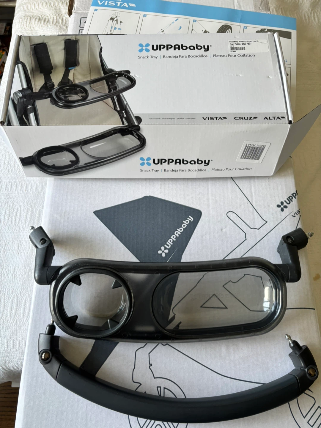 UPPAbaby Bassinet + 2 Snack Tray Bundle - photo 4