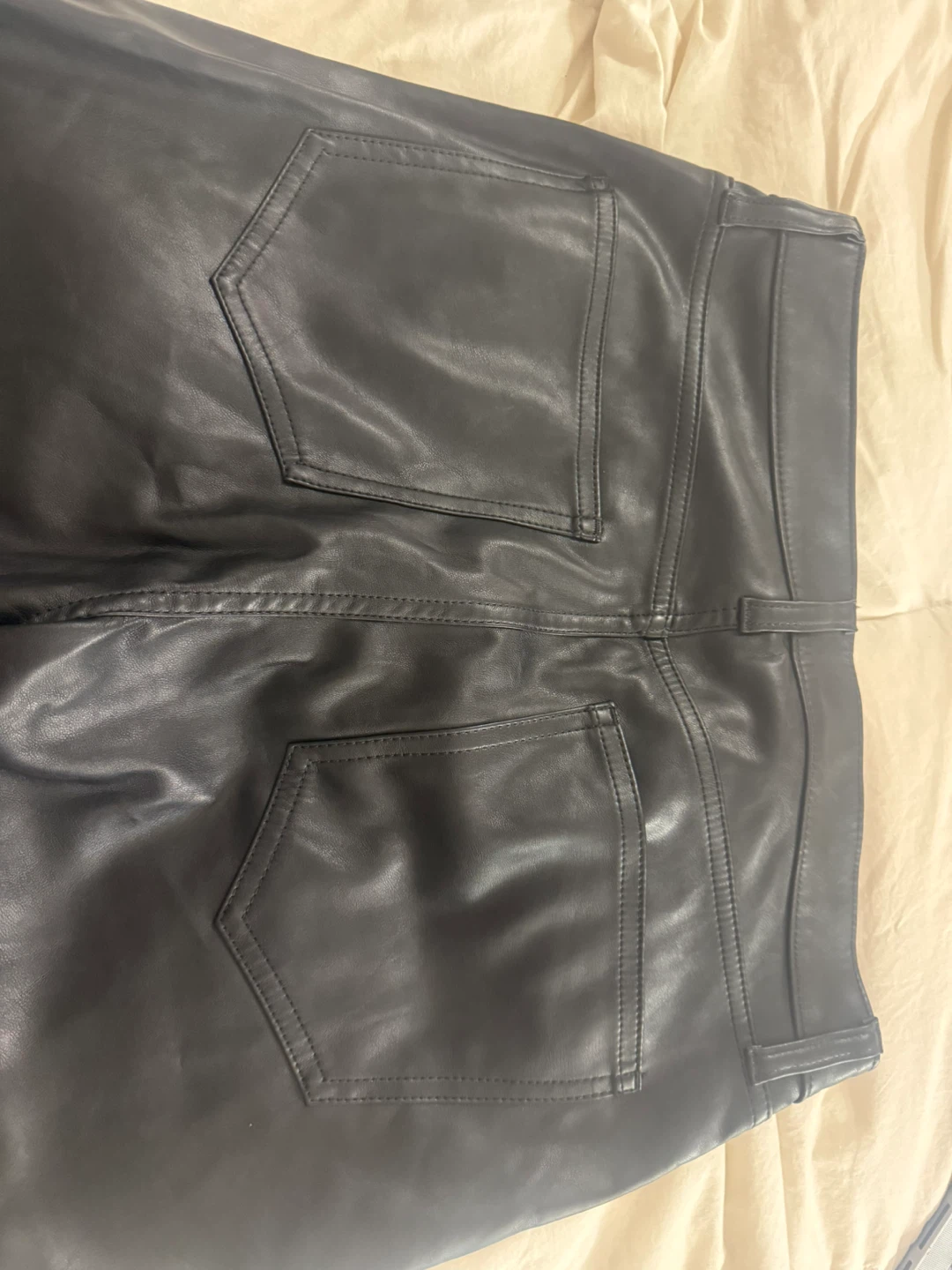 🏈 Gap High Rise Vintage Slim Faux Leather Pants 10/30R - photo 5