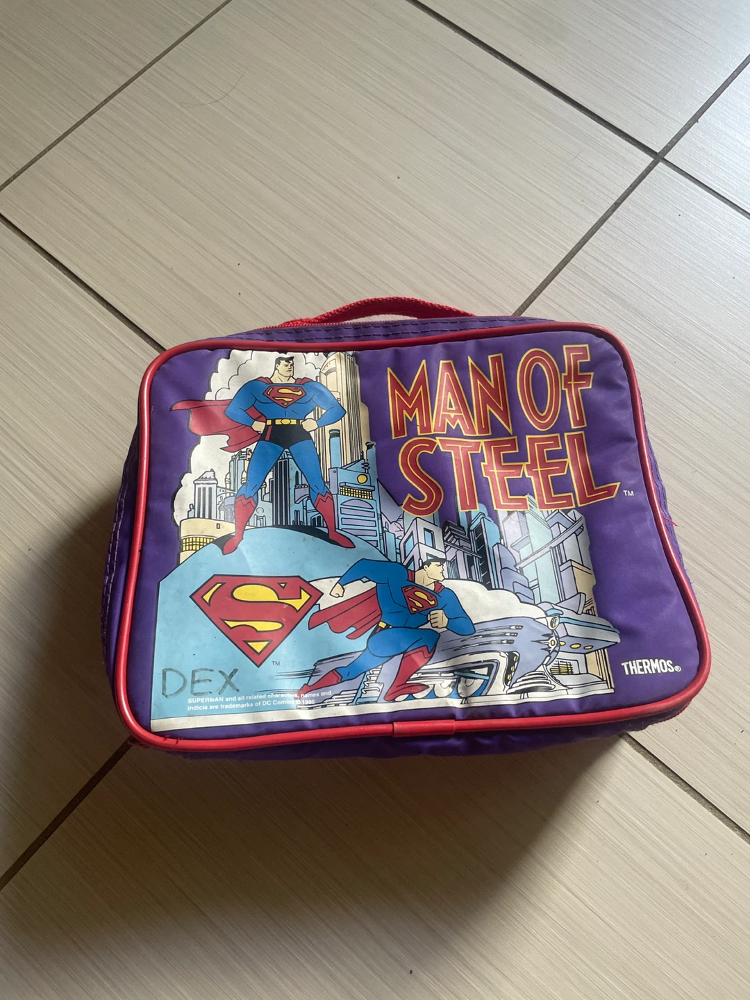 🏈Thermos Superman Man of Steel Lunch Bag
