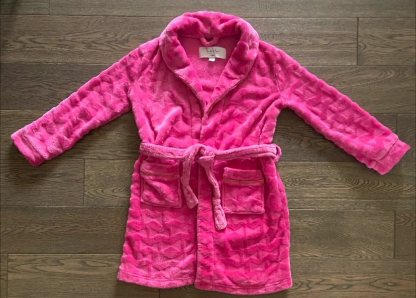 🏈 Nicole Miller New York Girls Bathrobe Size 4/5
