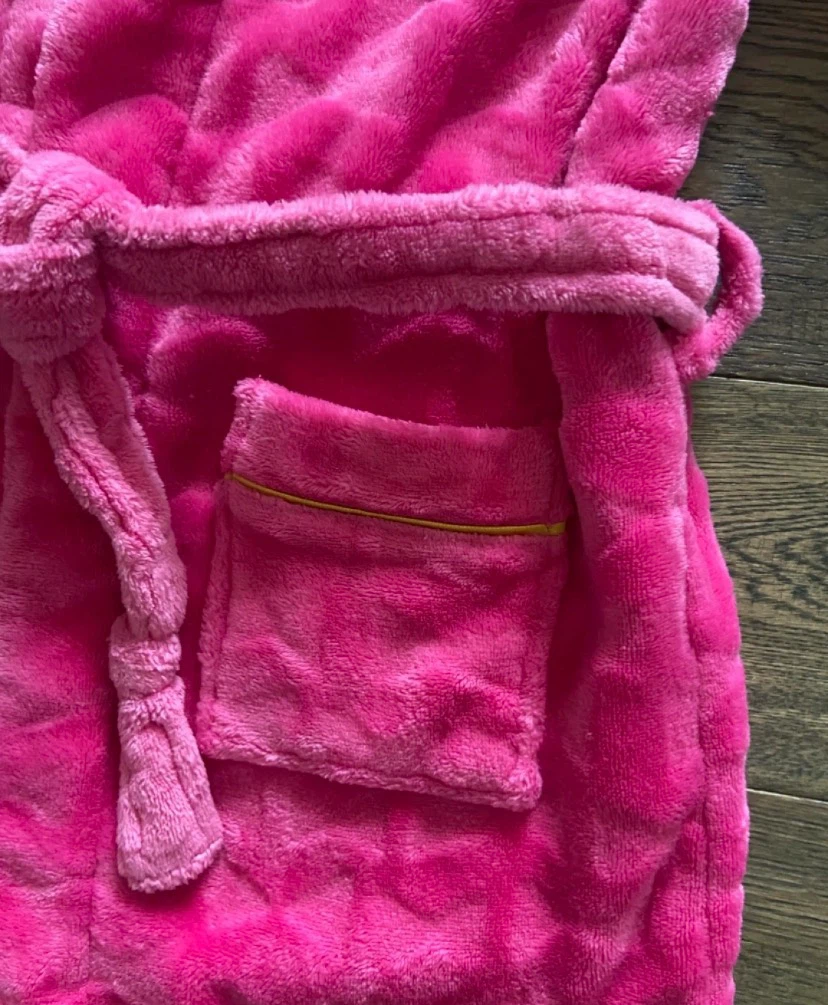 🏈 Nicole Miller New York Girls Bathrobe Size 4/5 - photo 3