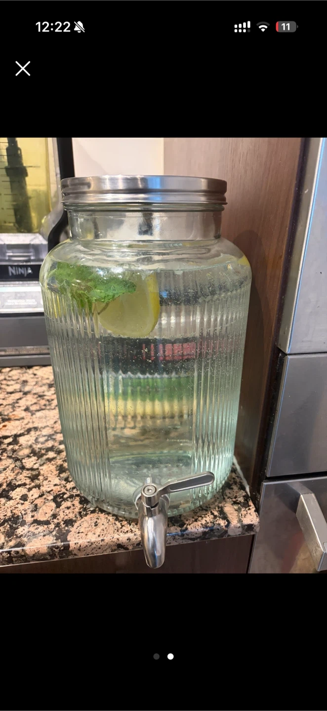 Glass Beverage Dispenser