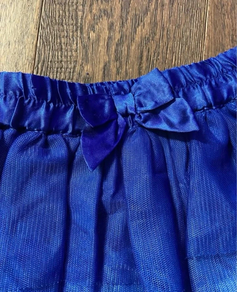 🏈 The Children's Place Blue Ombre Tulle Skirt Size 18M - photo 2