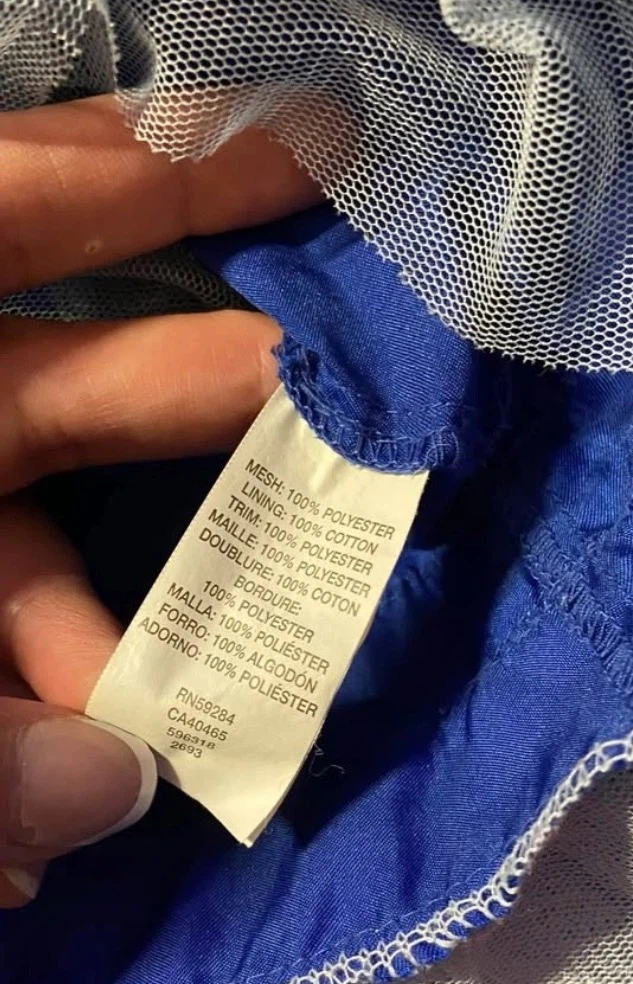 🏈 The Children's Place Blue Ombre Tulle Skirt Size 18M - photo 5