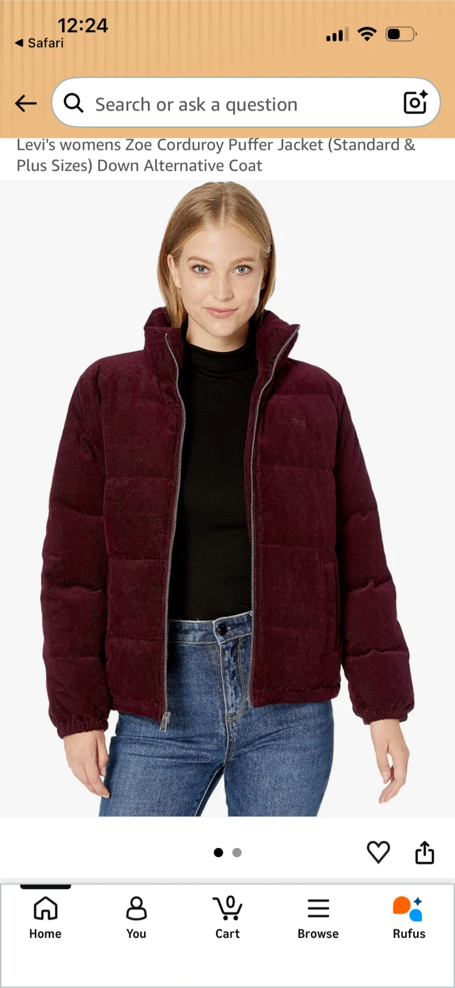 Levi's Zoe Corduroy Puffer Jacket