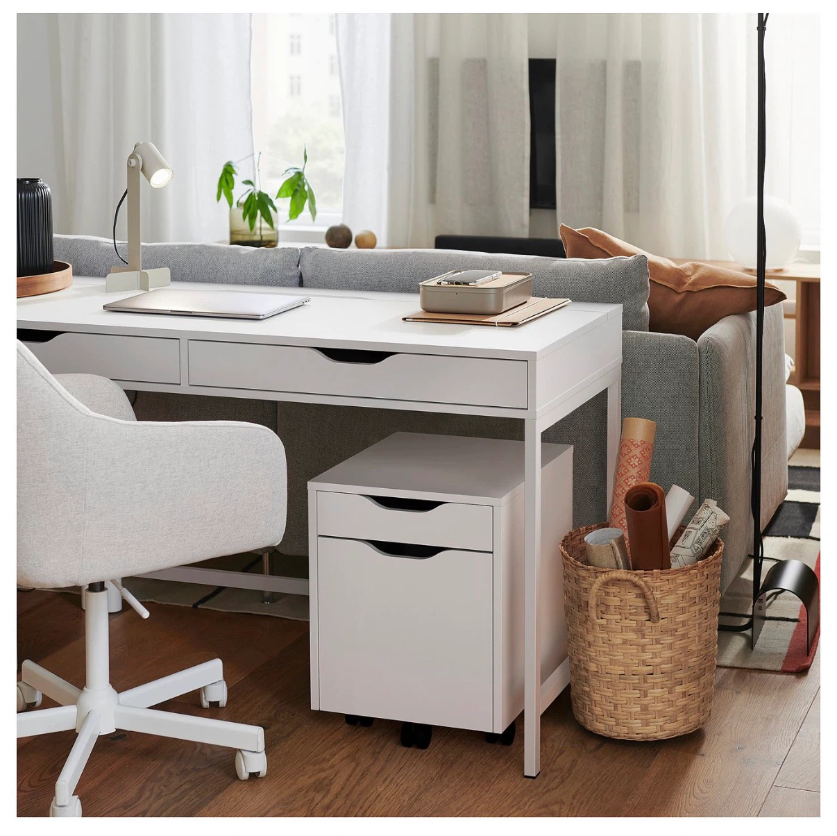 NEW in box IKEA ALEX Desk (White) - photo 4