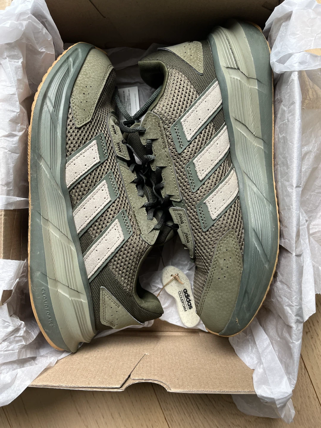Adidas Sneakers Olive Green Size 10 - photo 4