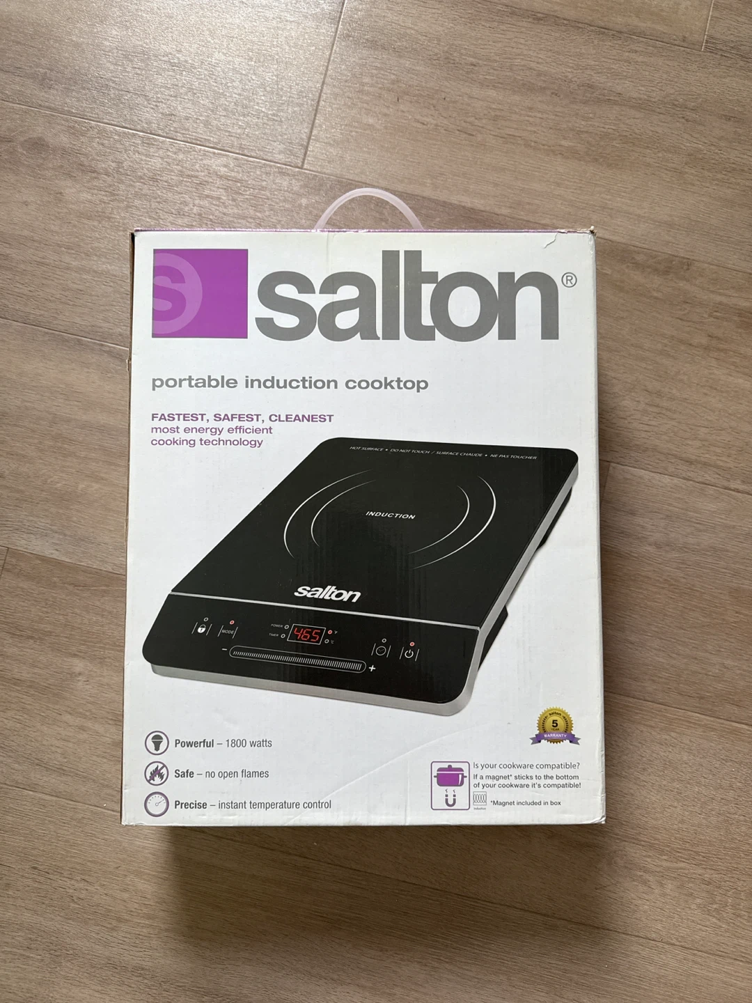 Salton Portable Induction Cooktop