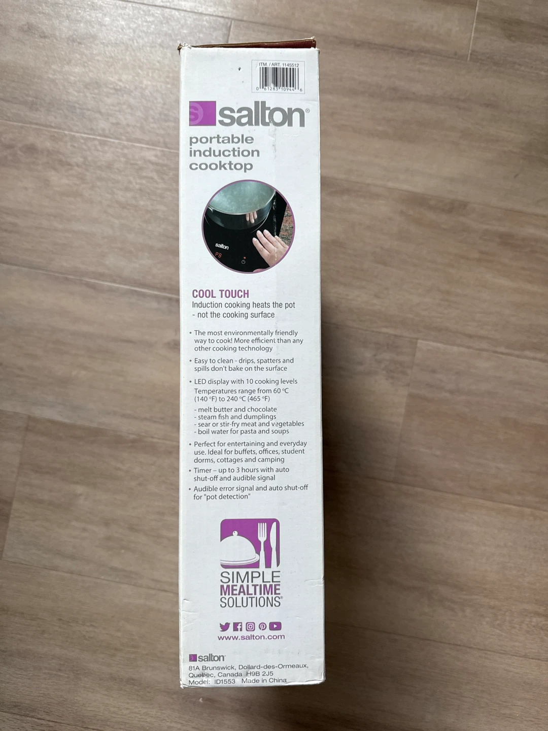 Salton Portable Induction Cooktop - photo 4