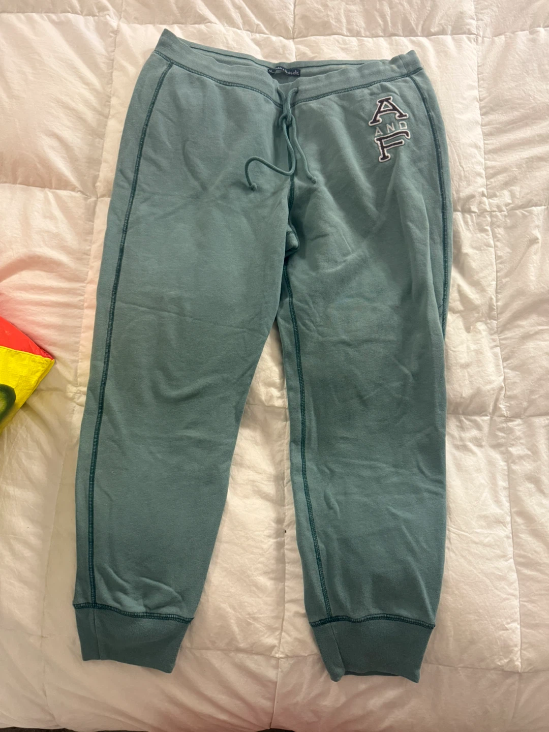 🏈 Abercrombie & Fitch Sweatpants Teal