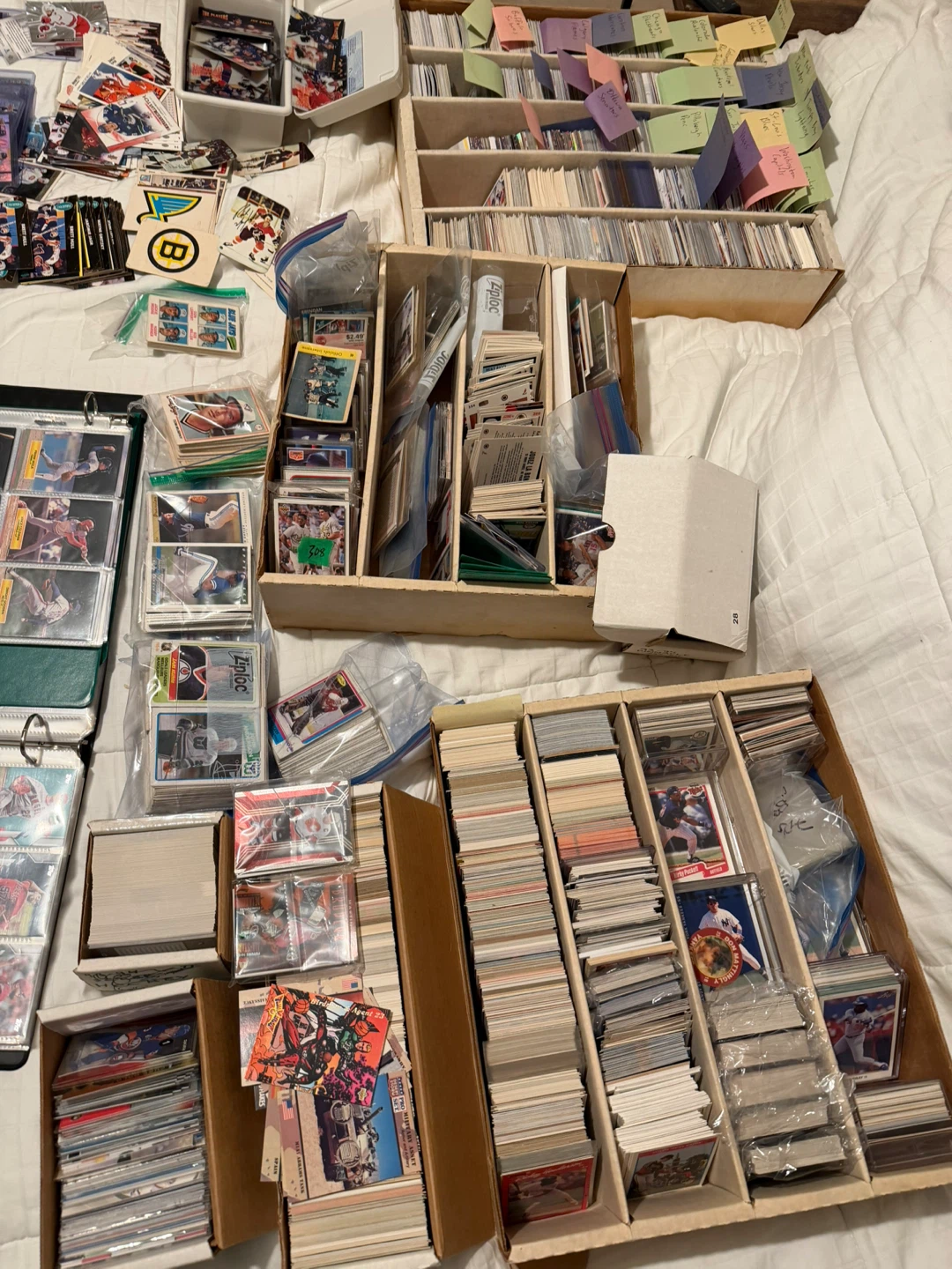 Large Collection of Assorted Sports Trading Cards