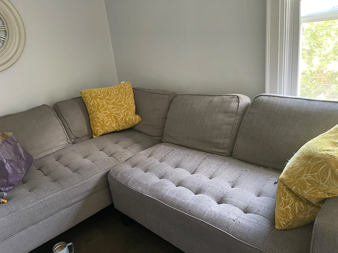 Grey Sectional Sofa